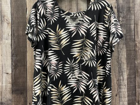 Top Short Sleeve By J. Jill In Black, Size: L Fashion