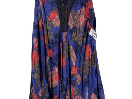 Blue Dress Casual Short Free People, Size Xs Online Sale