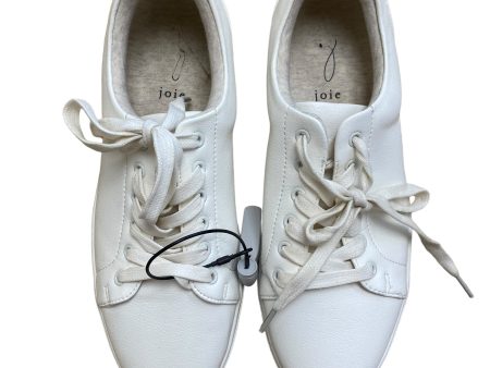 White Shoes Sneakers Joie, Size 9 Cheap