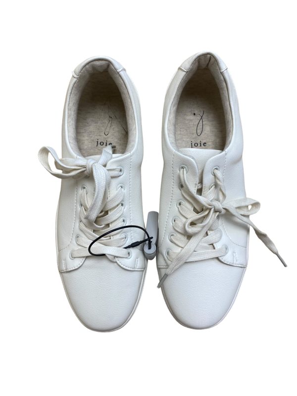 White Shoes Sneakers Joie, Size 9 Cheap