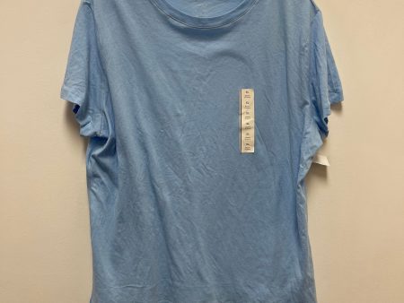 Top Short Sleeve Basic By A New Day In Blue, Size: Xl For Sale