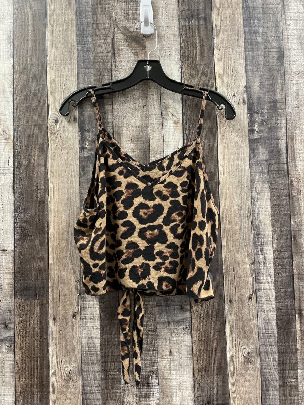 Top Sleeveless By Shein In Animal Print, Size: 1x Sale