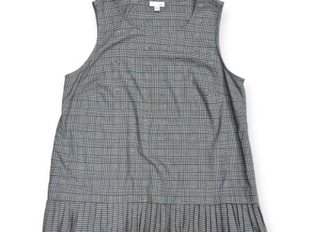 Top Sleeveless By J. Jill In Plaid Pattern, Size: L Supply