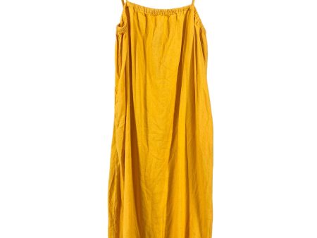 Yellow Dress Casual Midi A New Day, Size Xs Online Sale