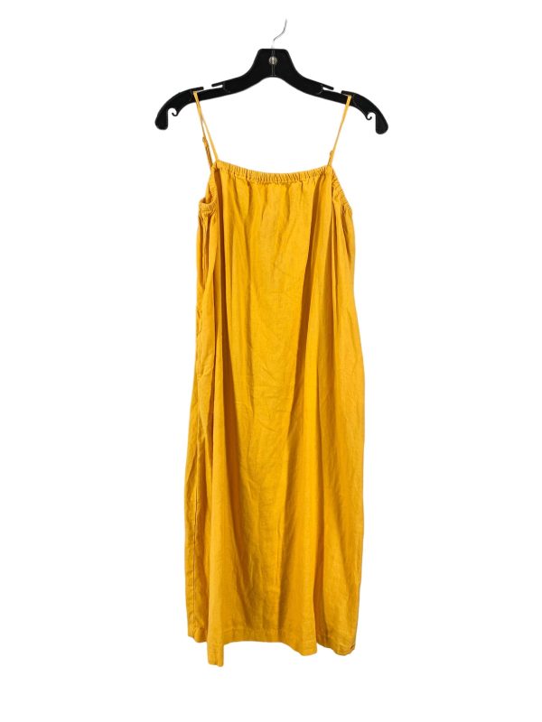 Yellow Dress Casual Midi A New Day, Size Xs Online Sale