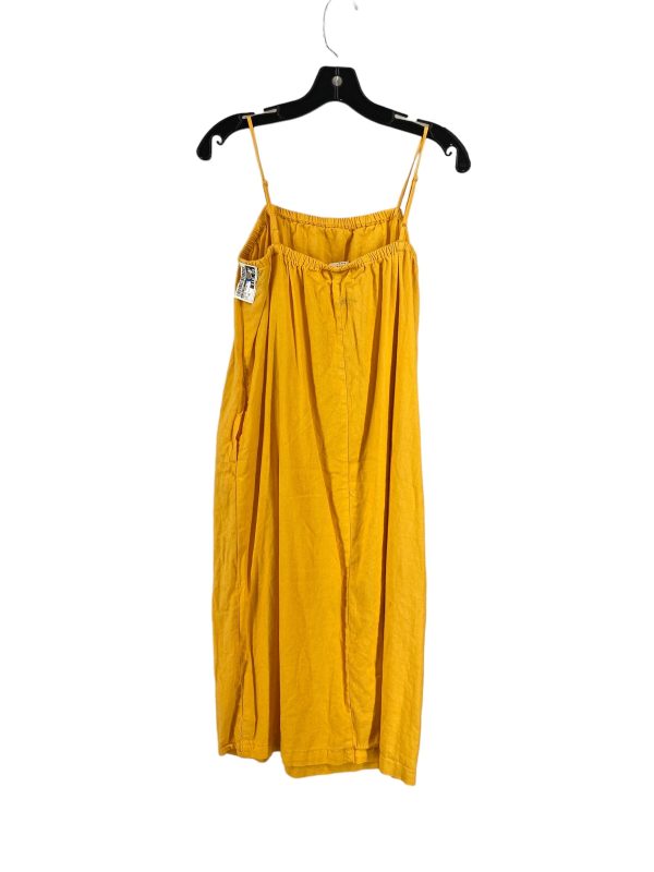 Yellow Dress Casual Midi A New Day, Size Xs Online Sale