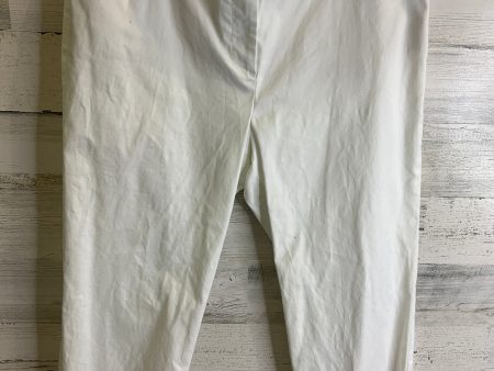 Pants Cropped By Talbots In White, Size: 10 Hot on Sale