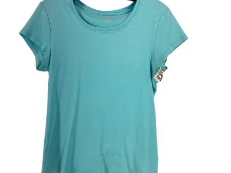 Top Short Sleeve Basic By Banana Republic In Teal, Size: M For Sale