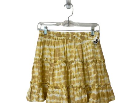 Yellow Skirt Mini & Short Clothes Mentor, Size M Discount