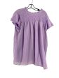 Top Short Sleeve By Clothes Mentor In Purple, Size: Xl Online Sale