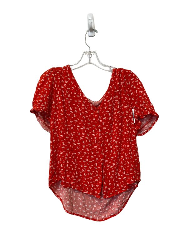 Red Top Short Sleeve Elodie, Size Xl Online Hot Sale