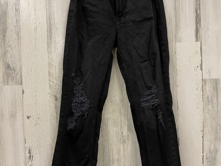 Jeans Straight By Good American In Black Denim, Size: 0 Online