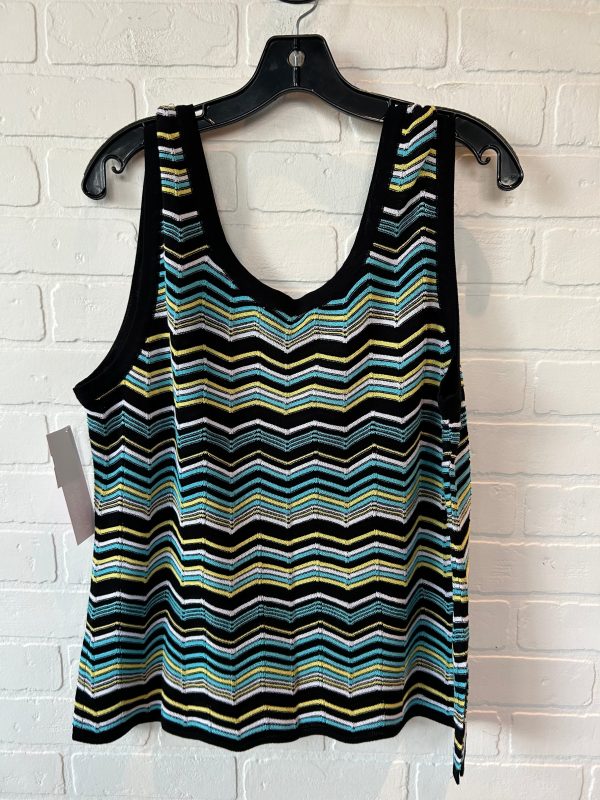 Top Sleeveless By Misook In Multi-colored, Size: Xl Discount