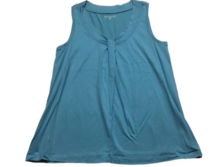 Top Sleeveless Basic By Ann Taylor In Blue, Size: S on Sale