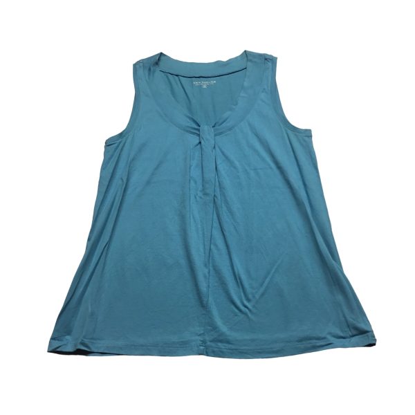 Top Sleeveless Basic By Ann Taylor In Blue, Size: S on Sale