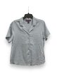 Top Short Sleeve By Gloria Vanderbilt In Blue, Size: M Cheap