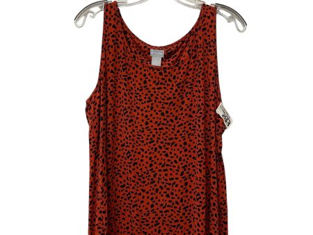 Animal Print Top Sleeveless Chicos, Size 2 For Discount