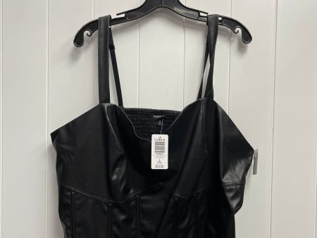 Top Sleeveless By Torrid In Black, Size: 3x Sale