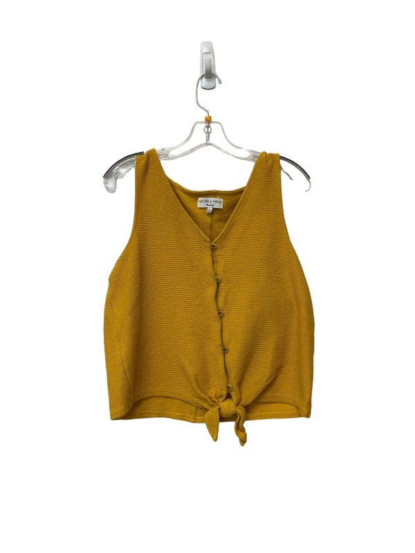 Yellow Top Sleeveless Madewell, Size Xl For Cheap