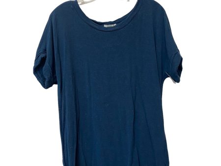 Blue Top Short Sleeve Basic Matty M, Size M For Discount