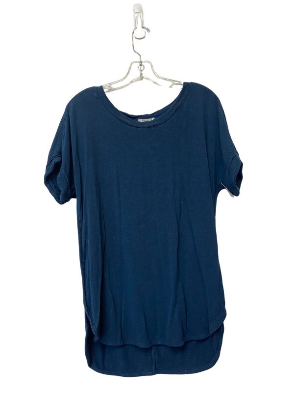 Blue Top Short Sleeve Basic Matty M, Size M For Discount