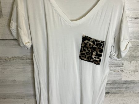 Top Short Sleeve By Clothes Mentor In White, Size: S Sale