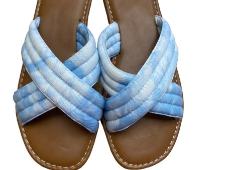 Blue Sandals Flip Flops Shade & Shore, Size 8 Online Sale