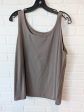 Top Sleeveless Basic By Investments In Brown, Size: 1x Cheap