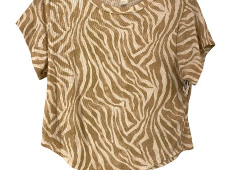 Animal Print Athletic Top Short Sleeve Old Navy, Size L Supply