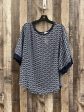 Top Short Sleeve By Cme In Blue, Size: 1x on Sale