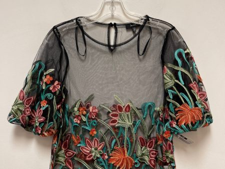 Top Short Sleeve By Love J In Floral Print, Size: M For Discount