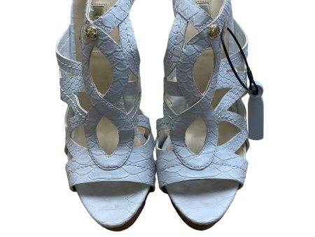 White Shoes Heels Stiletto Guess, Size 6.5 Hot on Sale