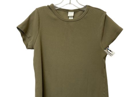 Green Top Short Sleeve H&m, Size Xl Discount