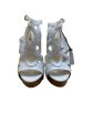 White Shoes Heels Stiletto Guess, Size 6.5 Hot on Sale