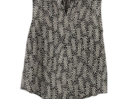 Black & White Top Sleeveless Who What Wear, Size Xxl For Cheap