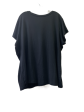 Top Short Sleeve By St John Knits In Black, Size: 4x Online Hot Sale