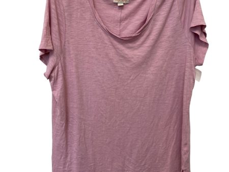 Pink Top Short Sleeve Knox Rose, Size L Hot on Sale