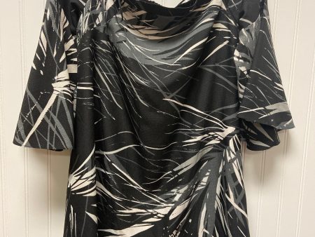 Black & White Dress Designer Halston, Size S For Discount