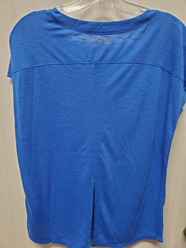 Top Short Sleeve Designer By Lilly Pulitzer In Blue, Size: Xs For Sale