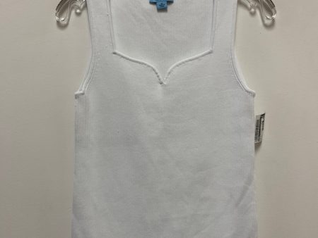 Top Sleeveless By Cece In White, Size: M For Cheap