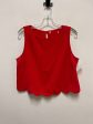 Top Sleeveless By Clothes Mentor In Red, Size: L Hot on Sale