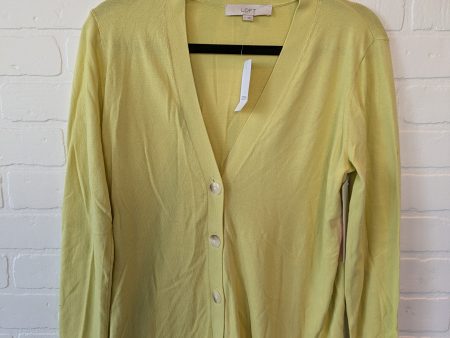 Sweater Cardigan By Loft In Yellow, Size: M Online now