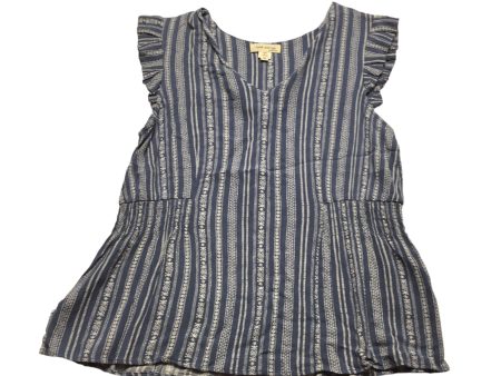 Top Sleeveless By Faith And Joy In Blue, Size: M on Sale